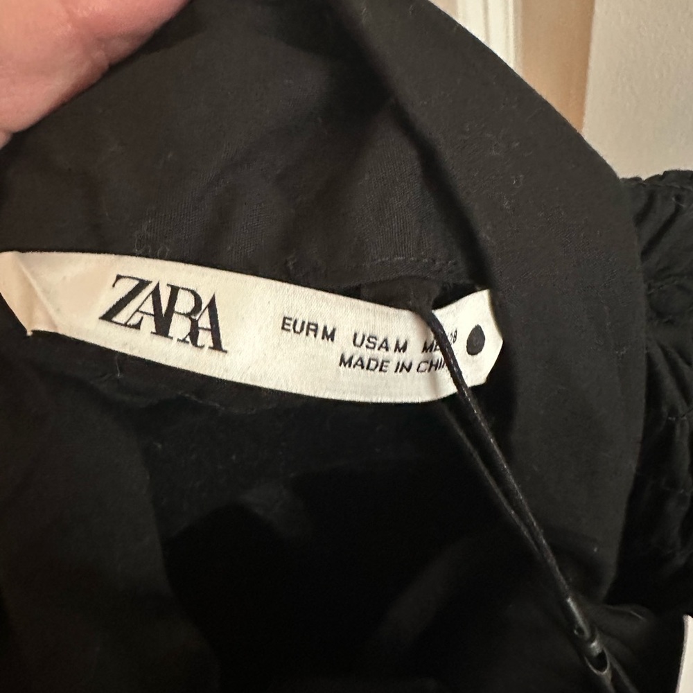 Zara Quilted Black Jacket